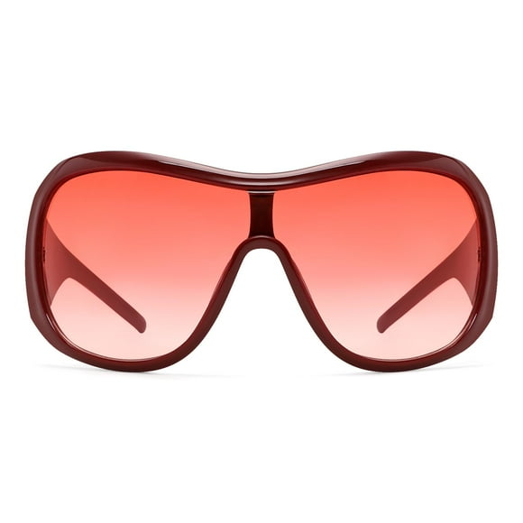Gafas de sol BOTEN rojas de gran tamaño para mujer y hombre
