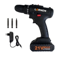 Lernen - Taladro Destornillador Inalámbrico 21V Con Brocas