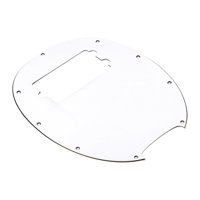 Magideal - Golpeador De Bajo, Placa De Protección De Bajo De 9 Orificios, Repuesto Para Instrumento Moderno, Placa De Protección De 3 Capas Resistente A Rayones,