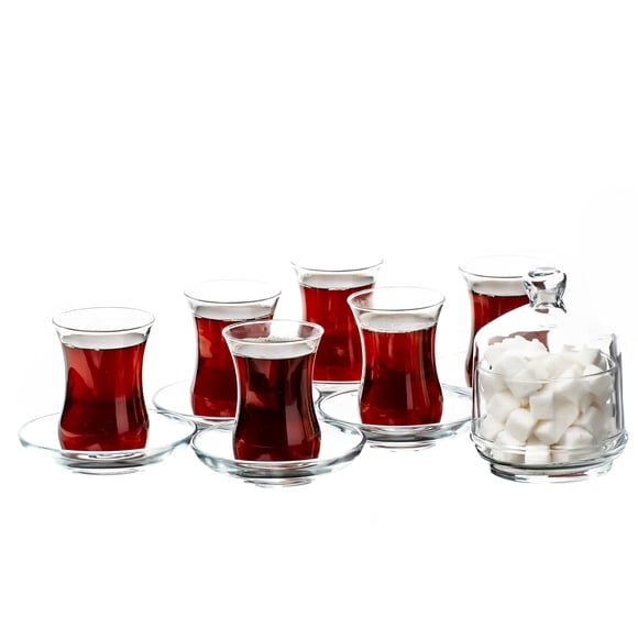 Set de té turco The Mask el turko Traditional, 13 piezas