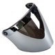 thumbnail image 3 of Visera Para Casco De Moto Retro Classic Flip Up For 3-Snap Anti-Fog Silver, 3 of 5
