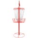 thumbnail image 2 of Cesta de práctica Disc Golf Remix de doble cadena roja, 2 of 6