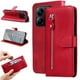 thumbnail image 2 of Funda con Cremallera para Xiaomi Redmi Noe 14 4G, Carcasa Cartera de Cuero PU con Soporte y Tarjetero, 2 of 5