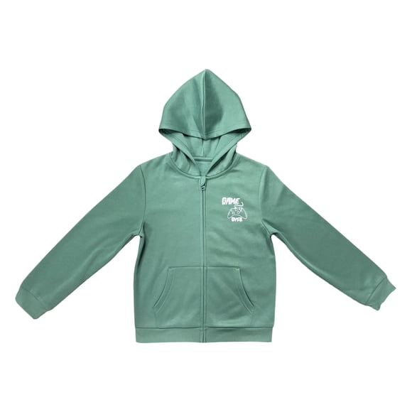 Polerón Básico Niño Gamer Verde Talla 8