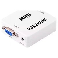 Genérico - Adaptador Vga A Hdmi 1080P Full Hd Convertidor Alta Calidad