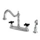 thumbnail image 1 of Llave de cocina Kingston Brass Duchess de centro, cromo pulido, 1 of 6