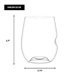 thumbnail image 2 of Juego de 2 copas de vino Govino irrompibles sin tallo de 350 ml, 2 of 8