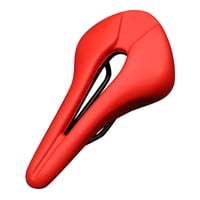 Magideal - Cojín Para Sillín De Bicicleta, Funda Para Asiento De Bicicleta, Cojín Cómodo, Disfruta Del Paseo, Hueco, Duradero, Portátil Para Bicicleta Estática Rojo