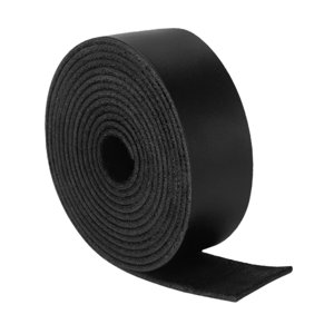 Magideal - Tira De Cuero En Blanco Para Cinturón, Accesorios Para Hacer Joyas, Decoración, Dobladillo, Correas, Bolsos, Bricolaje Negro