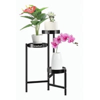 Genérico - Organizador Pedestal 3 Niveles Porta Macetero Metal