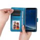 thumbnail image 2 of Funda tipo cartera FOXDOCK para Samsung Galaxy S8 , diseño girasol en relieve, cuero PU, cierre magnético, soporte y tarjetero, 2 of 5