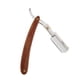 thumbnail image 2 of Maquinilla De Afeitar De Cuello De Corte Recto De Peluquero Con Mango De Madera De Acero Plegable Para Hombres Woody, 2 of 3