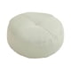 thumbnail image 5 of Cojín de suelo redondo para asiento, cojín de meditación pequeño de primera calidad, almohada de suelo para meditación para yoga, sofá, cama, dormitor Blanco, 5 of 5