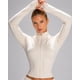 thumbnail image 3 of Chaqueta Deportiva Para Mujer Slim Fit Con Cierre Y Cuello Alto, 3 of 3
