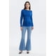 thumbnail image 4 of Polera Mujer Aplicación Nudo Hombro Azul, 4 of 4