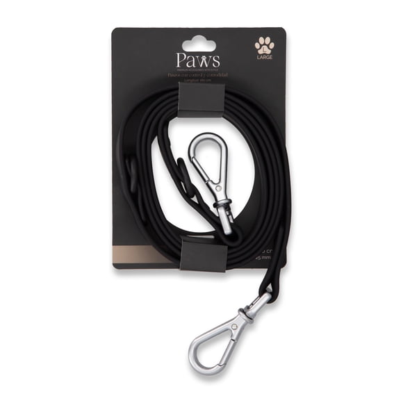 Correa Paws Negro / L