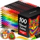thumbnail image 1 of Kit de 100 marcadores acrílicos de doble punta ARTISTRO, 1 of 9