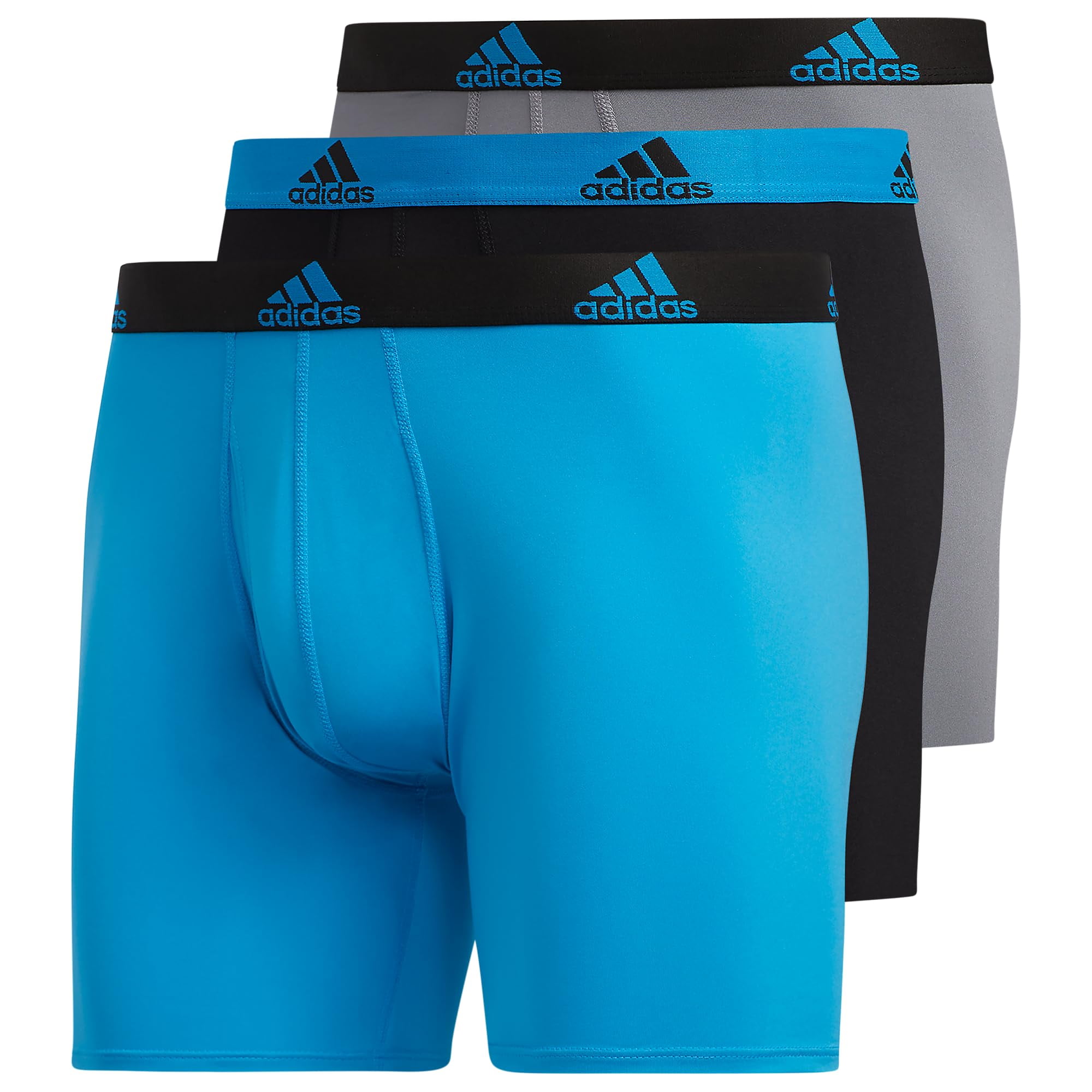 Calzoncillos Tipo Bóxer Adidas De Microfibra Para Hombre, Paquete De 3