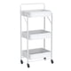 thumbnail image 2 of Carro Multiuso Plegable Acero Blanco 45x30x88 cm, 2 of 6