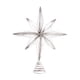 thumbnail image 2 of Adorno Para árbol De Navidad Con Forma De Estrella, Suministros Para Decoración Del Hogar, Estrella Brillante Plateada Para Copas De árboles, 2 of 3