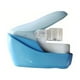 thumbnail image 4 of 1pc Handheld Staple Free Stapler, Staplers For Desk Swingline, Rotatable Heavy-Duty Staplers, Labor-Saving Stapler Office School Supplies White Blue No Staples Needed 4 Sheet Capacity, 4 of 4