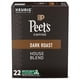 thumbnail image 1 of Cápsulas de café Peet's Coffee Dark Roast House Blend, 88 unidades, 1 of 8