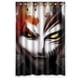 thumbnail image 1 of Cortina de ducha de anime Bleach con ganchos, tamaño 48 x 72 pulgadas, 1 of 3