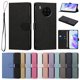 thumbnail image 1 of Funda Cartera de PU para Honor 50 Lite con Tarjetas, Negro, 1 of 6