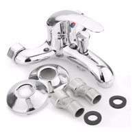 Genérico - Grifo Lavabo Mezclador Agua Fria Caliente Ducha Baño Lau