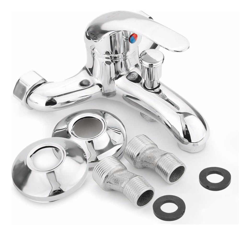 Genérico - Grifo Lavabo Mezclador Agua Fria Caliente Ducha Baño Lau