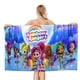 thumbnail image 1 of Rainbow Rangers Toalla de playa de secado rápido con diseño temático, regalo para mujeres y niñas, ideal para cumpleaños, fans, amantes de la música, uso en la playa o al aire libre, 78 × 150 cm, 1 of 6