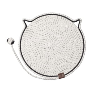 Ioensy - Almohadilla Rascadora Para Gatos, Protector De Sofá, Juguete Con Garras De Gatito, Tapete Rascador Para Gatos, Color Blanco