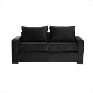 Latam Home - Sofá Livorno 2C Tela Velvet Negro