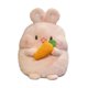 thumbnail image 3 of Juguete De Peluche De Animal, Regalo De Cumplea?os, Mu?eco De Animal Para Sala De Estar, Mesa, Sofá, Conejo Rosa Rábano, 3 of 5