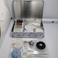 Genérica - Kit De Costura 96 Piezas En Caja Metálica