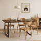 thumbnail image 3 of Mesa de Comedor Estilo Industrial 160x90 - Madera Oscura Walnut, 3 of 7