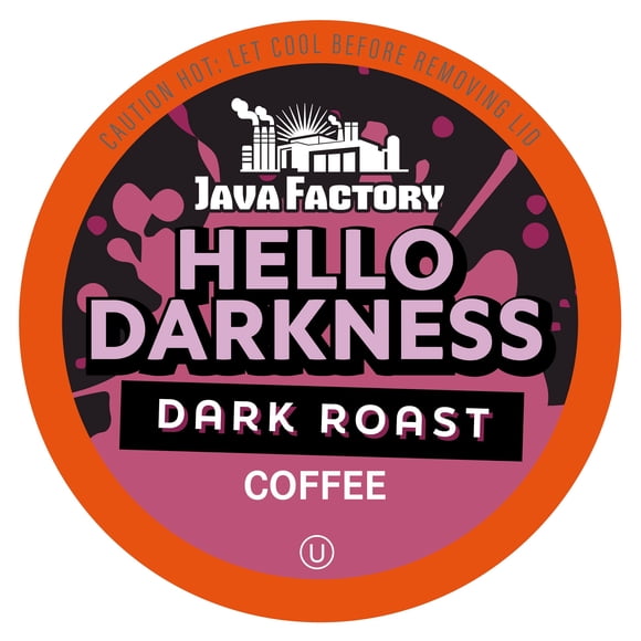 Cápsulas de café Java Factory Dark Roast Hello Darkness de 40 unidades
