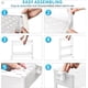 thumbnail image 4 of Carrito de almacenamiento rodante SPACEKEEPER de 3 niveles, blanco, para baño, 4 of 5