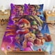 thumbnail image 1 of Super Mario 3-Piece Comforter Set for Bedroom Super Mario Bedding Set for Kids Adults Soft Microfiber Duvet Cover Set with Zipper Closure, 1 of 5