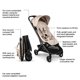 thumbnail image 3 of Cochecito Bugaboo Butterfly 2 ultracompacto taupe, 3 of 9