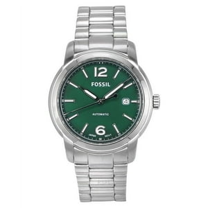 Reloj Fossil Heritage Stainless Steel Green Dial Automatic Me3224 Unisex Watch