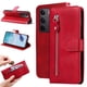 thumbnail image 4 of Funda con Cremallera para OPPO A5 4G/5G, Carcasa Cartera de Cuero PU con Soporte y Tarjetero, 4 of 5