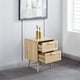 thumbnail image 3 of Velador Wood Claro Rattan 2 Cajones - Mesa De Noche, 3 of 3