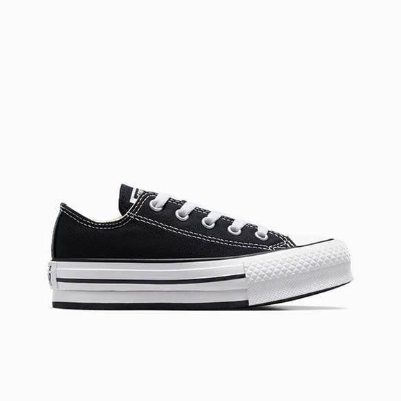 Zapatillas Converse Caña Baja Chuck Taylor All Star Eva Lift Infantil 372861C negro 12-Niños