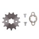 thumbnail image 4 of rueda dentada delantera del motor para sdg 110cc 125cc dirt bike atv 420-13t-17mm, 4 of 5