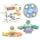 thumbnail image 1 of Children's Cartoon Suction Cup Rotating Toy Baby Space Suction Cup Rotating Music Baby Gyro Toys Children's Teether Bathroom Gnawing Fingertip Gyro Toys 0-3 Years Old, 1 of 4