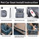 thumbnail image 3 of Asiento de coche Pet Booster SWIHELP Dog para mascotas pequeñas, 3 of 7