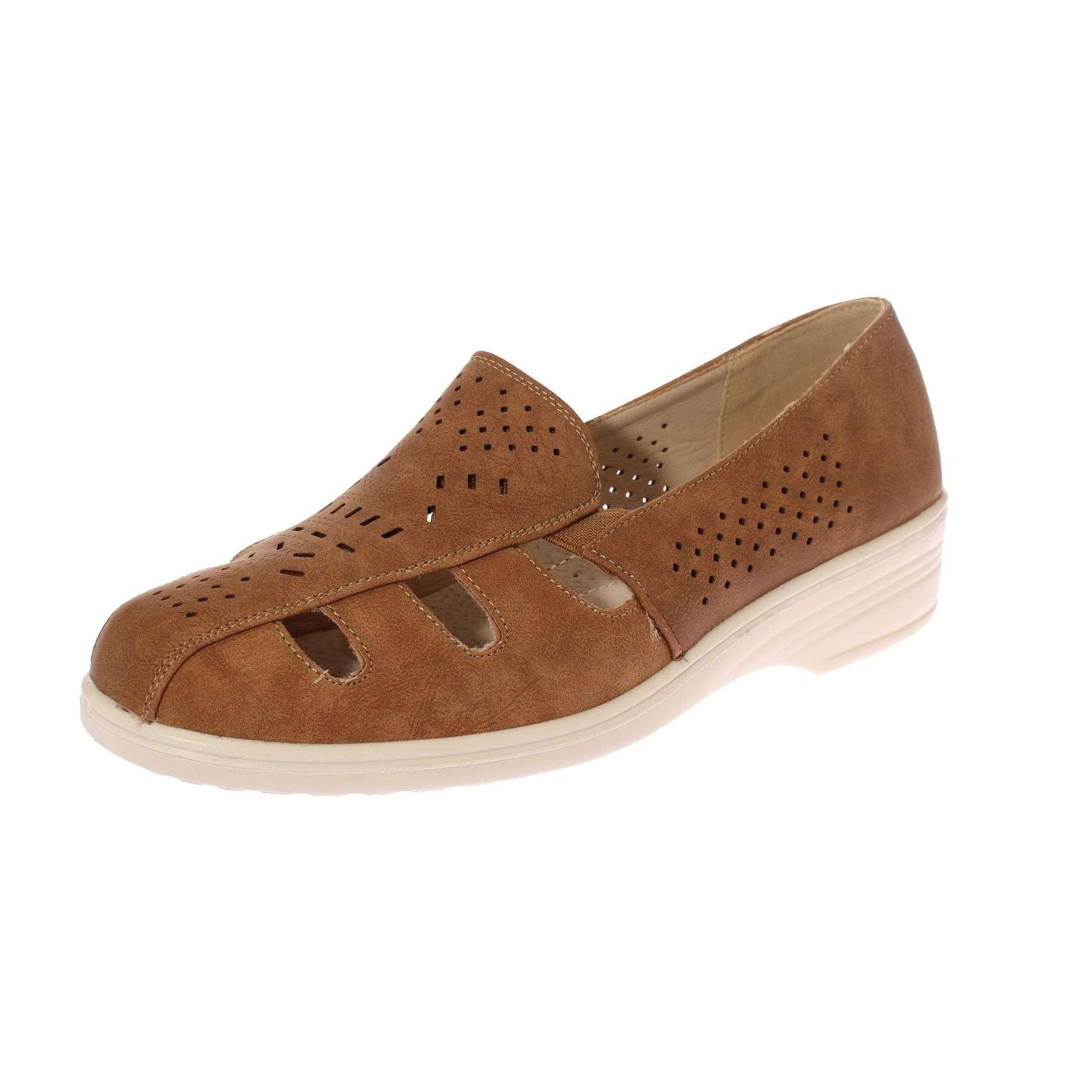 Sandalia Confort Amarillo Vía Franca