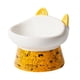thumbnail image 4 of Cuenco Elevado Para Gatos, Alimentador Inclinado Para Mascotas, Cuenco Portátil Duradero Para Perros Pequeños, Amarillo, 4 of 5