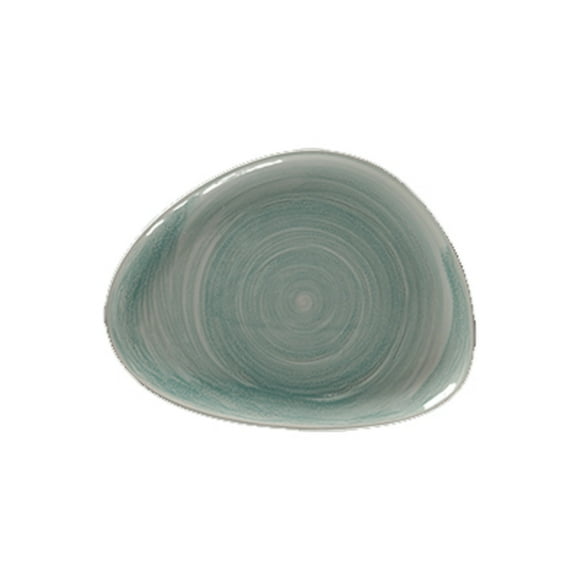 Set De 6 Plato Irregular Porcelana Sapphire 21X16Cm Spot Rak